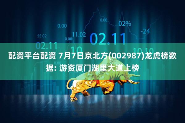 配资平台配资 7月7日京北方(002987)龙虎榜数据: 游资厦门湖里大道上榜
