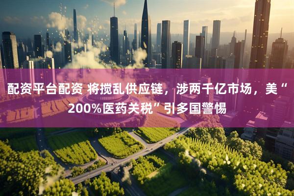 配资平台配资 将搅乱供应链，涉两千亿市场，美“200%医药关税”引多国警惕